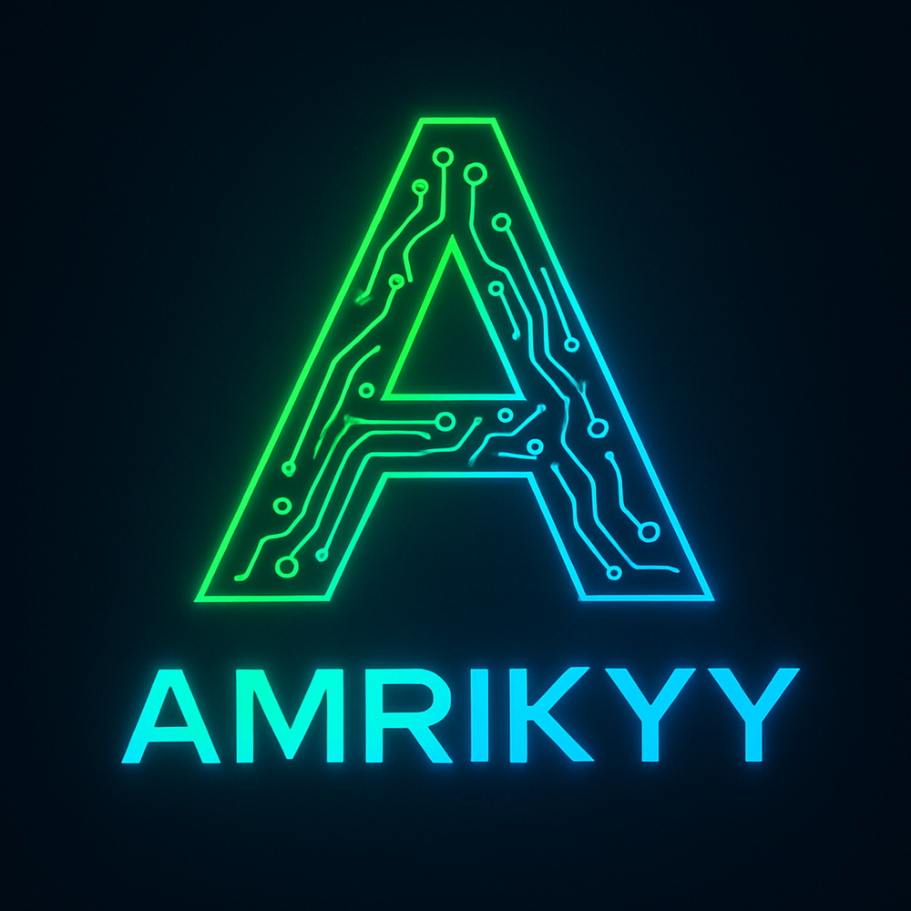 Amrikyy Neon Logo